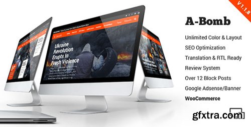 ThemeForest - A-Bomb v1.1.7 - News Blog Magazine Theme - 9847471