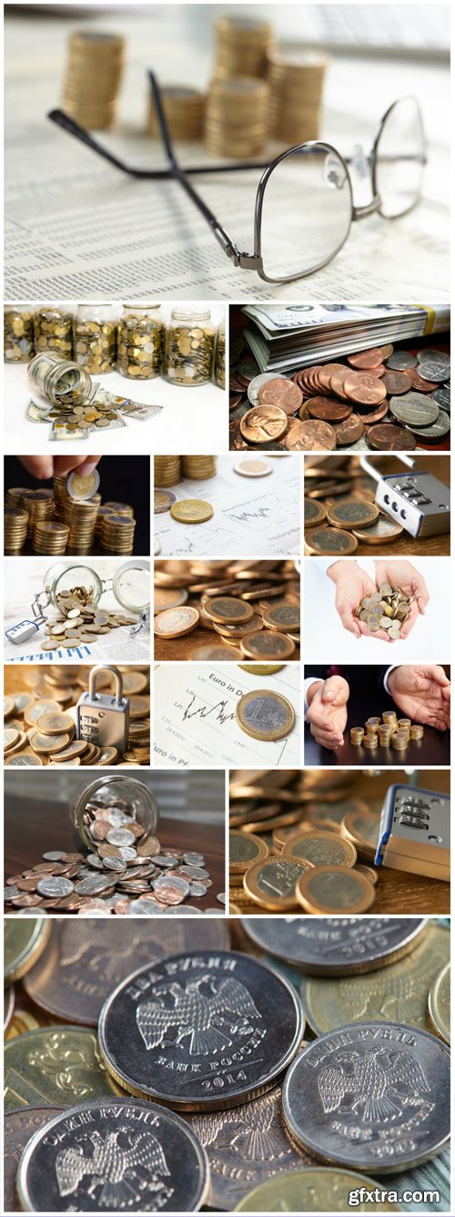 Money coins - Stock photo