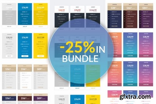 CM - Pricing tables bundle 402889