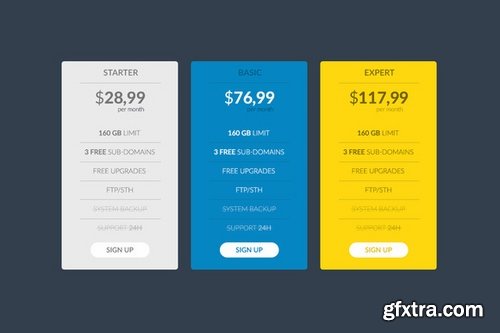 CM - Pricing tables bundle 402889