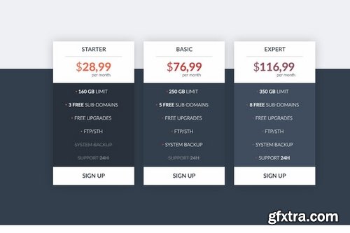 CM - Pricing tables bundle 402889