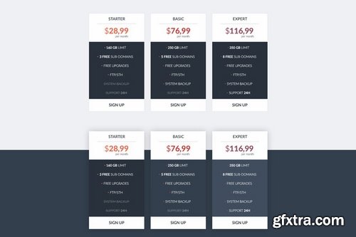 CM - Pricing tables bundle 402889