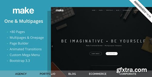 ThemeForest - Make v1.3 - Multipurpose One/Multipage Theme - 11399294