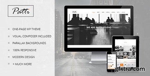 ThemeForest - Patti v2.2.2 - Parallax One Page WordPress Theme - 7068682