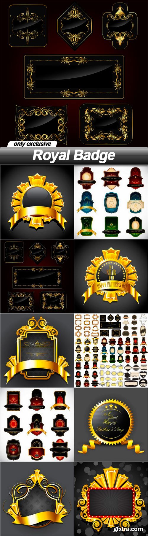 Royal Badge - 10 EPS