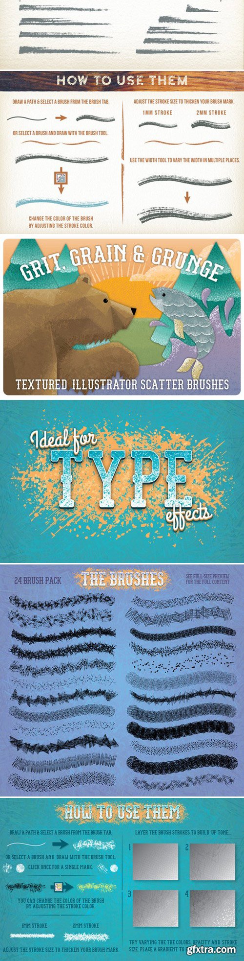 CM - Vector Art Brush Bundle 5 401868