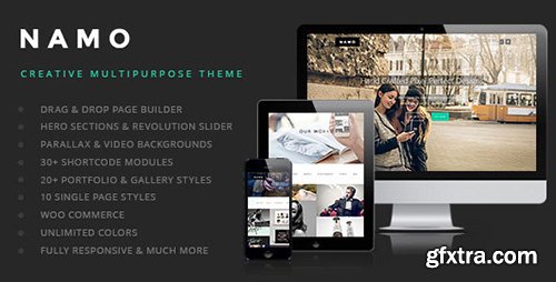 ThemeForest - NAMO v1.9 - Creative Multi-Purpose Wordpress Theme - 7805772