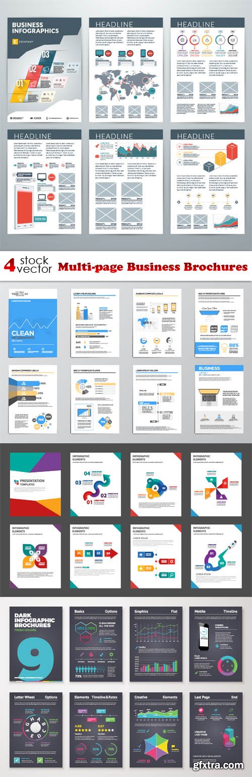 Vectors - Multi-page Business Brochures