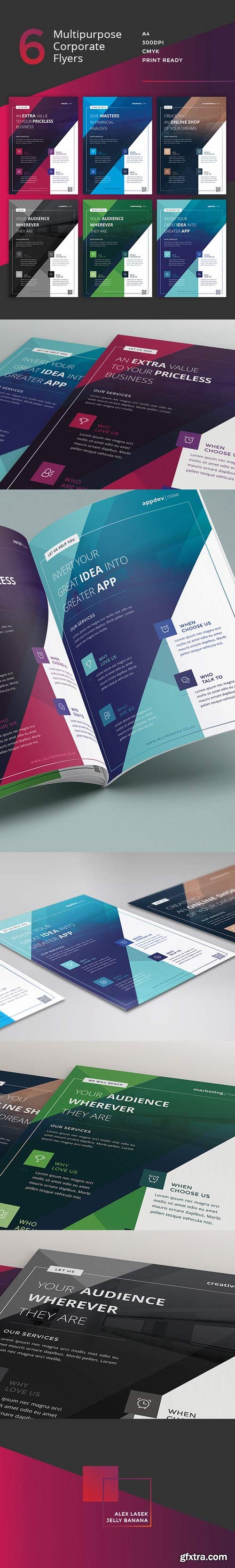 CM - 6 Multipurpose Business Flyers, Ads 379450