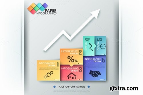 CM - Paper Infographic Templates Bundle 410418