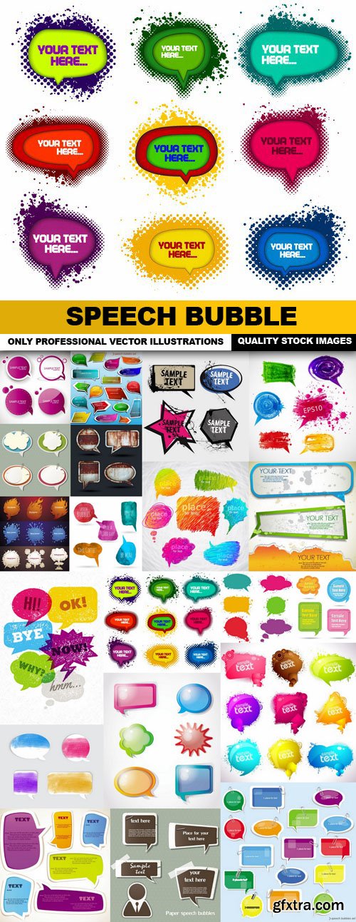 Speech Bubble - 20 Vector