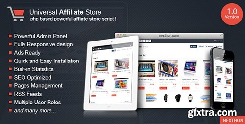 CodeCanyon - Universal Affiliate Store v1.4 - 11109661