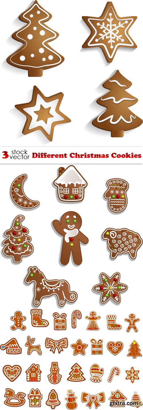 Vectors - Different Christmas Cookies