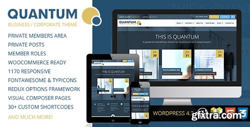 ThemeForest - QUANTUM v1.8.9 - Responsive Business WordPress Theme - 8548354