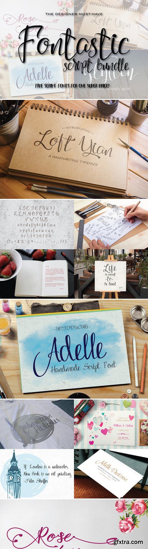 CM - The Script Font Bundle 415048