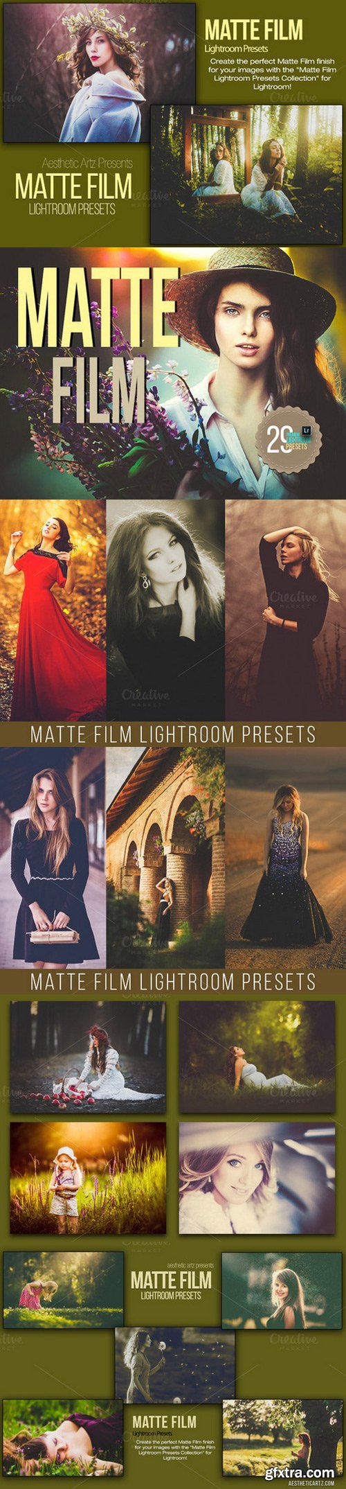 CM - Matte Film Lightroom Presets 39500
