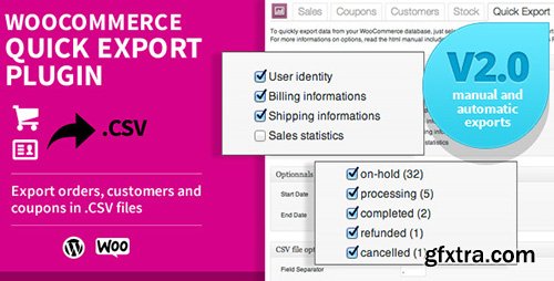 CodeCanyon - WooCommerce Quick Export Plugin v2.4 - 6040506