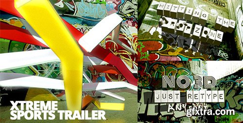 Videohive Xtreme Sports Graffiti Trailer 8325950