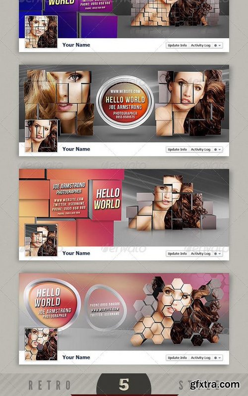 Graphicriver 20 Facebook Timeline Covers Bundle2497461