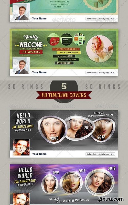 Graphicriver 20 Facebook Timeline Covers Bundle2497461