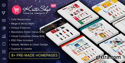 ThemeForest - KuteShop v1.4.1 - Multipurpose WooCommerce Wordpres Theme - 13012521