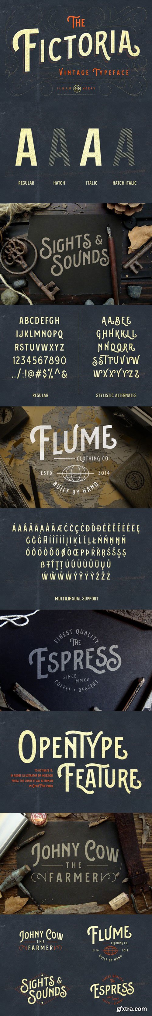 CM - Fictoria Typeface 416320