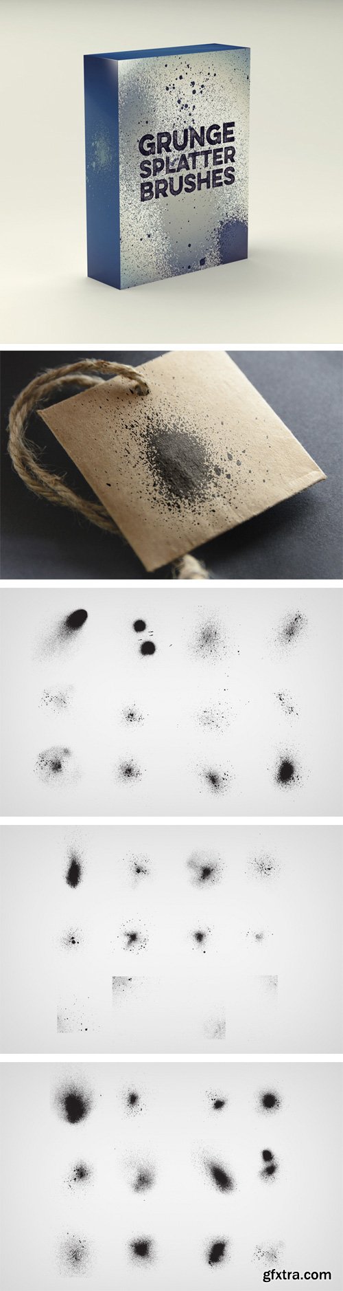 CM 53029 - Grunge Splatter Brushes