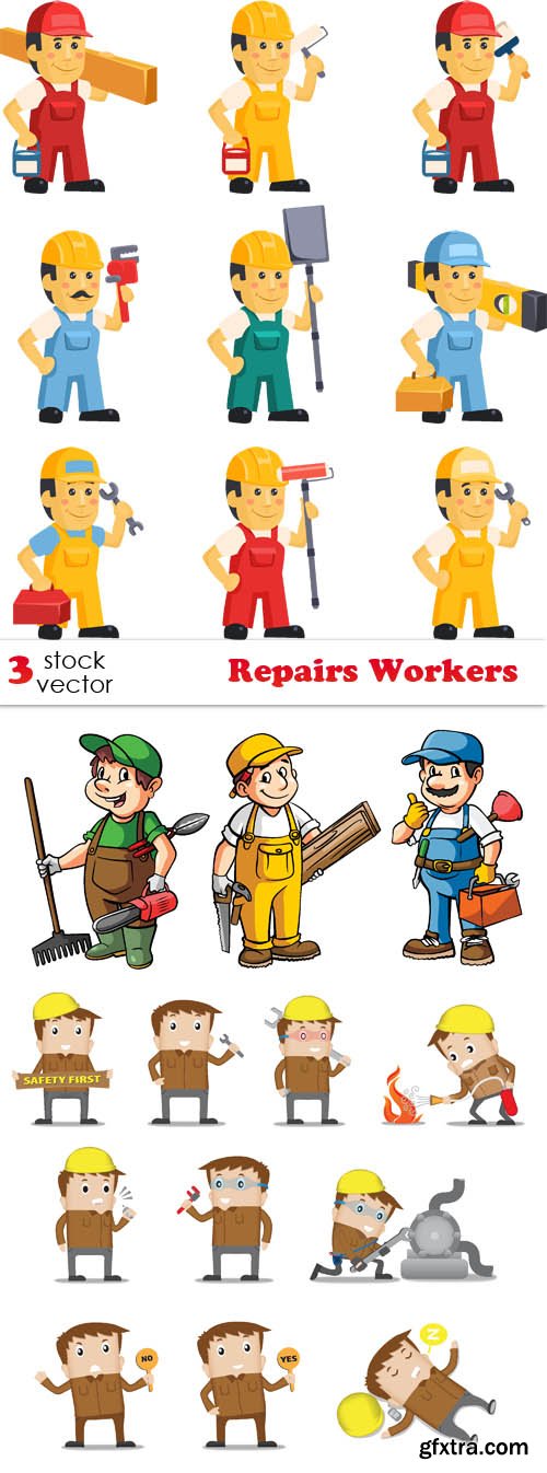 Vectors - Repairs Workers