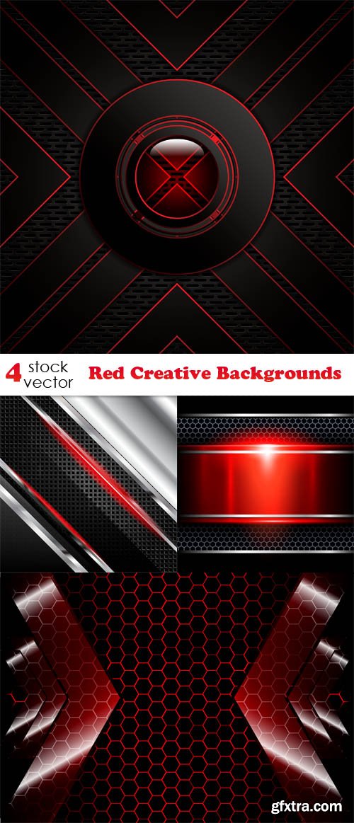 Vectors - Red Creative Backgrounds