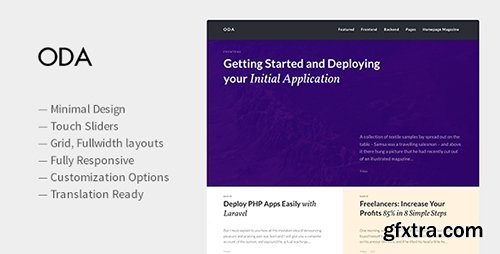 ThemeForest - ODA v1.0.2 - Wordpress Responsive Theme - 13080292