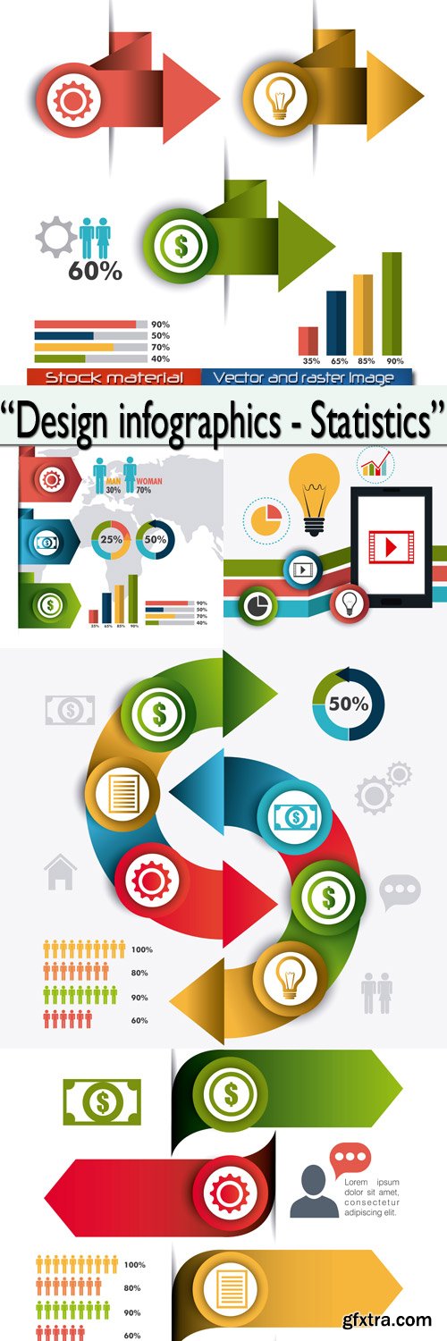 Design infographics of elements - Statistics