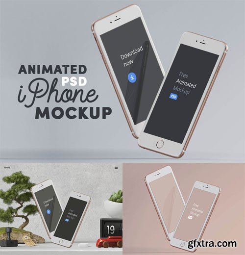 Animated iPhone Presentation Mock-up