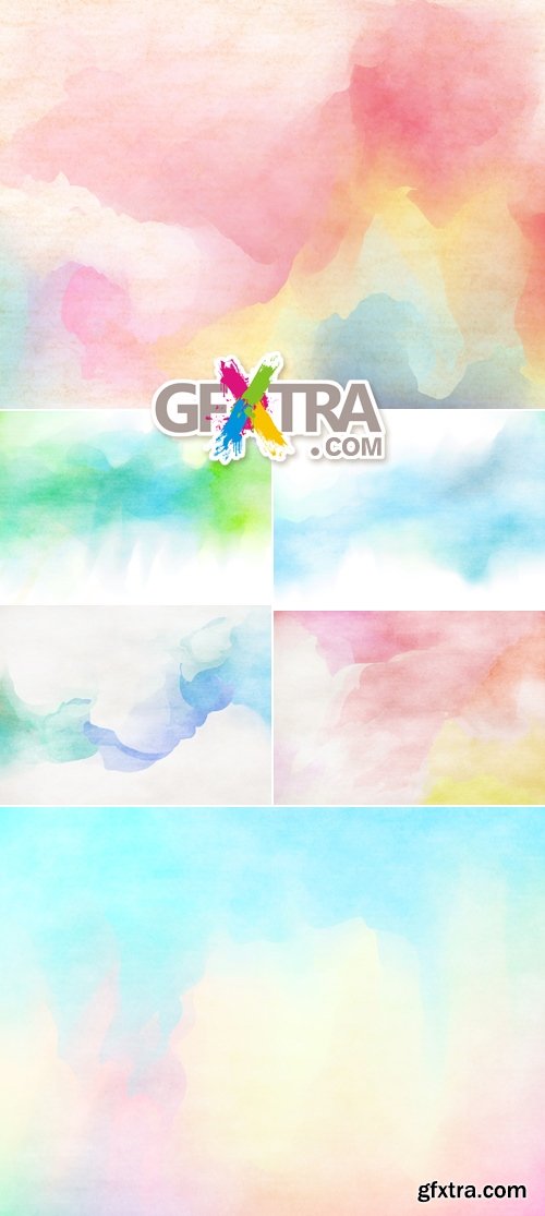 Stock Photo - Watercolor Abstract Backgrounds