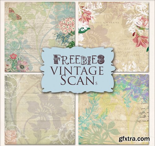 Vintage Flower Backgrounds, part 7