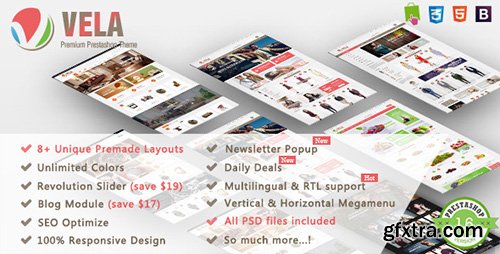 ThemeForest - Vela v2.0.4 - Responsive Prestashop 1.6.x.x Theme - 9335811