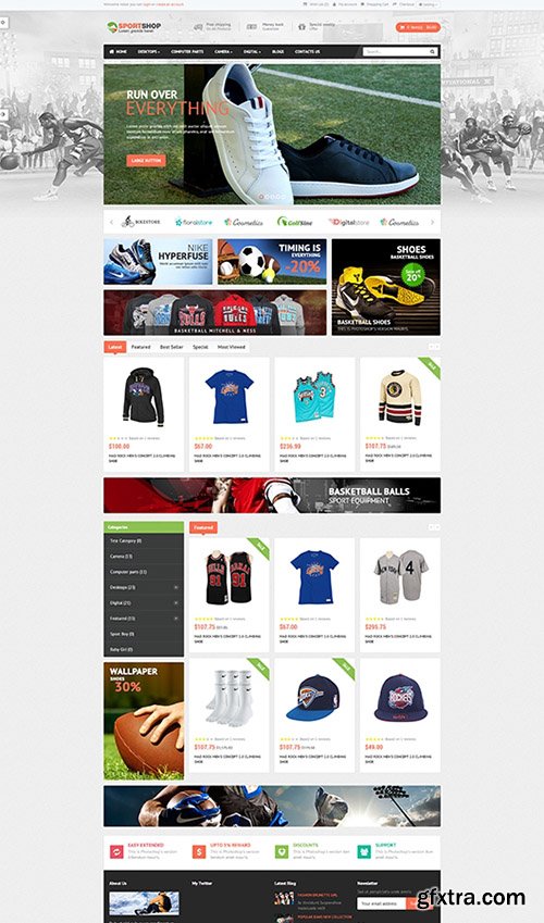 PavoThemes - Pav SportStore - Responsive OpenCart 1.5.6.x Theme For Online Sport