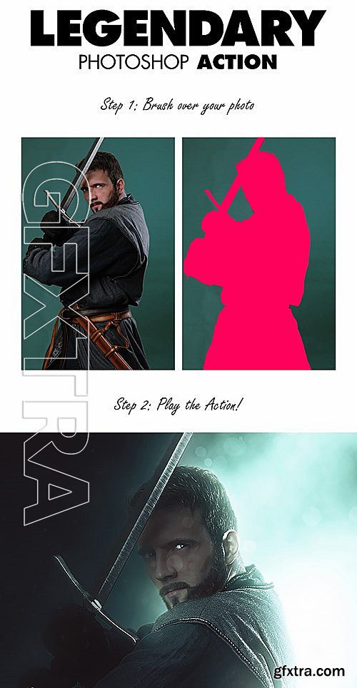 GraphicRiver - Legendary Photoshop Action 13472336