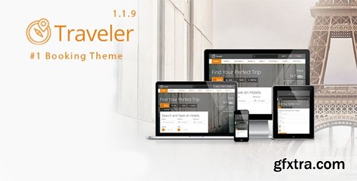 ThemeForest - Traveler v1.1.9 - Travel/Tour/Booking WordPress Theme - 10822683