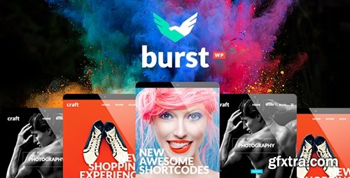 ThemeForest - Burst v1.1 - A Bold and Vibrant WordPress Theme - 13137984