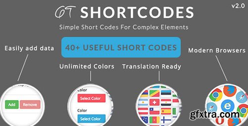 CodeCanyon - GT ShortCodes v2.5 - 5551509