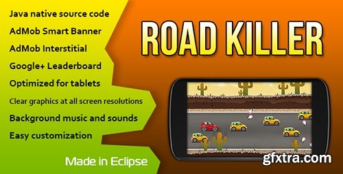 CodeCanyon - Road Killer with AdMob and Leaderboard v1.0 - 11103251