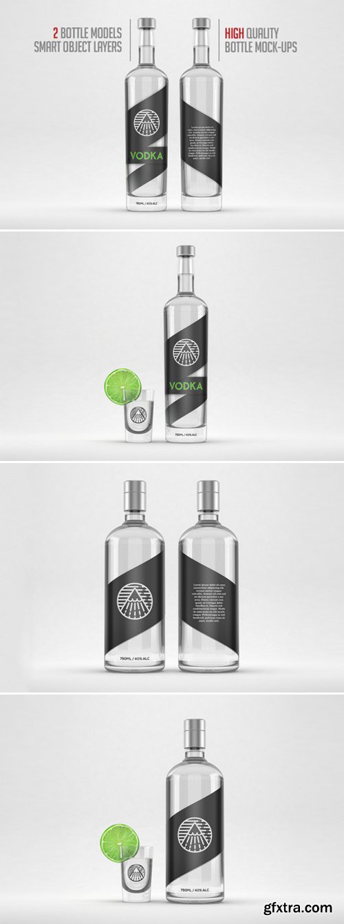 CM - Distilled beverage bottle mockup 421026