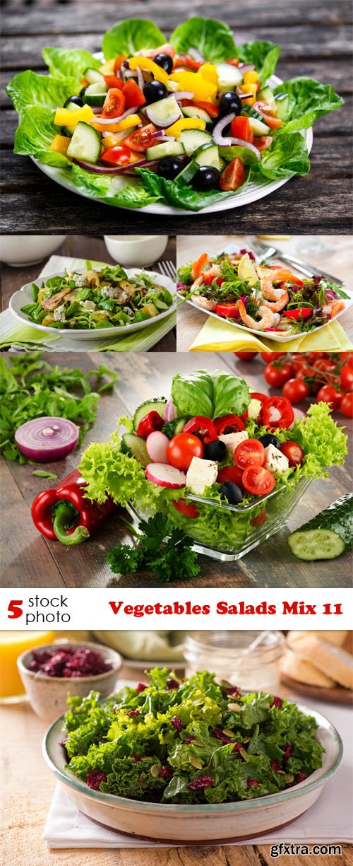 Photos - Vegetables Salads Mix 11