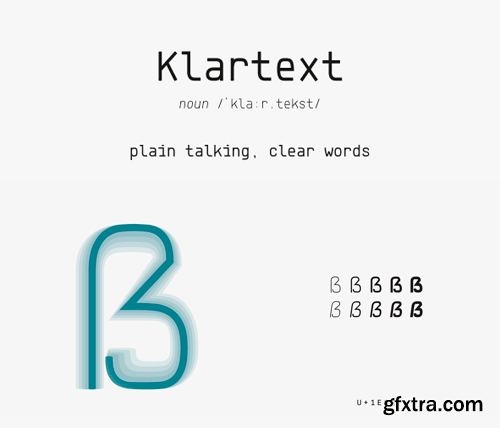 Klartext Mono Font Family