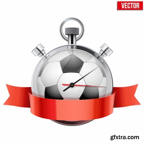 Collection of vector image alarm clock clock time clock face 25 EPS