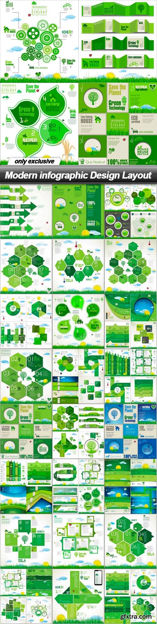 Modern infographic Design Layout - 25 EPS