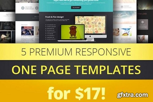 CM - One Page Parallax Bootstrap Bundle 266042