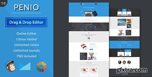 ThemeForest - Penio v1.0 - Responsive Email Template With Editor - 8990044