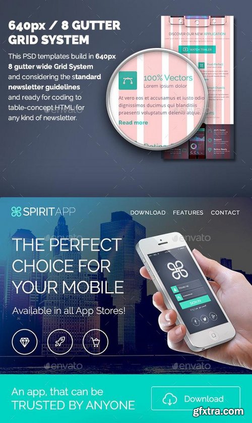 Graphicriver SpiritApp Bundle 9558347