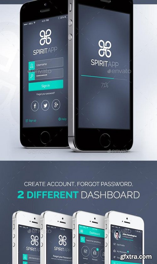 Graphicriver SpiritApp Bundle 9558347